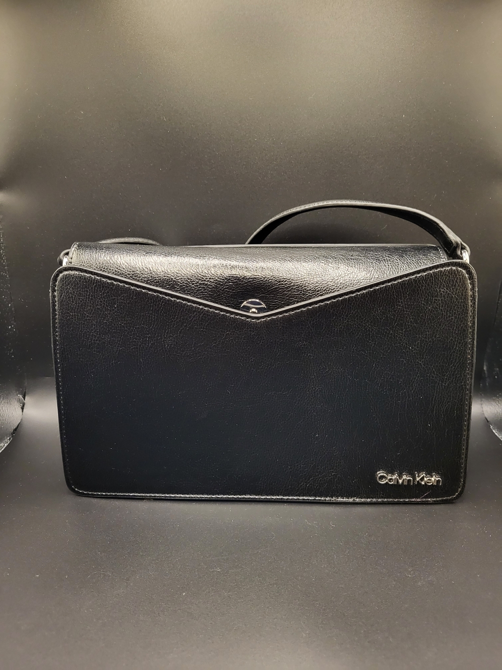 Calvin Klein Black Leather Men's Crossbody Bag